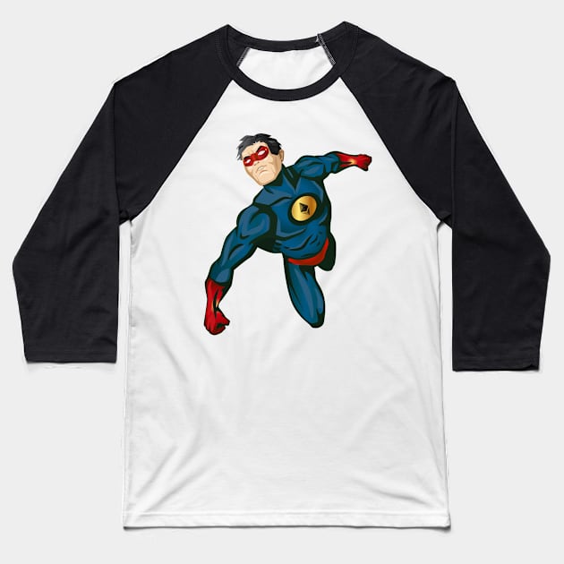 Super Hero - Ethereum Crypto Baseball T-Shirt by cryptogeek